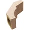 Ekena Millwork 5-inch W x 10-inch D x 10-inch H Monterey Rough Cedar Woodgrain TimberThane Knee Brace, Primed BRCUR05X10X10MONRCPR - alternate 5